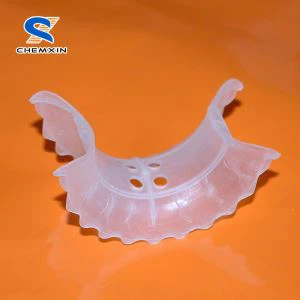 Chemxina 25mm pp pe di plastica super intalox sella per la torre di scrubing